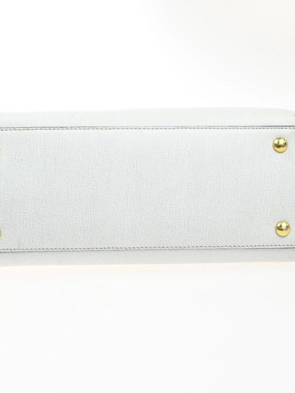 FENDI Logo 2Jours 2Way Shoulder Hand Bag Leather Charm White GHW Italy 70YH941 - Picture 5 of 15
